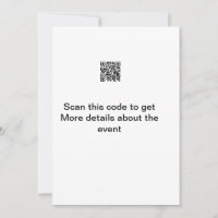 Simple analyse de code Q R modèle d'événement méti