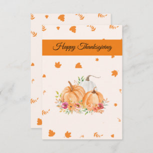Simple and beautiful  Happy Thanksgiving  Card