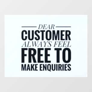 simple and beautiful window cling