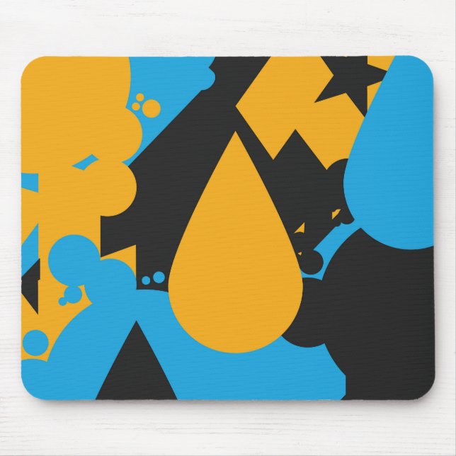 Simple and Bold Tears Mouse Pad (Front)