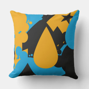 Simple and Bold Tears Throw Pillow