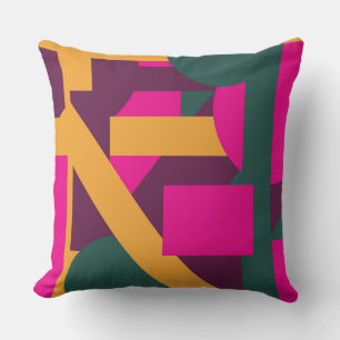 Simple and Bold Throw Pillow
