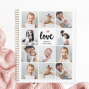 Simple and Chic Photo Collage   Love with Heart Planner
