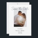 Simple and chich photo save the date<br><div class="desc">Made for you!</div>