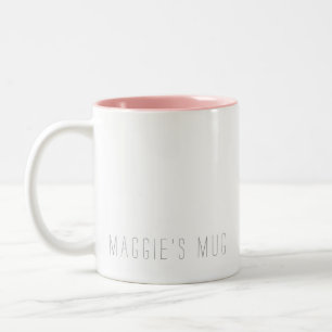 Simple and Clean Mug with Name