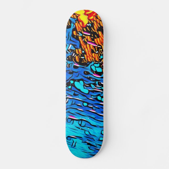 Simple and cool skateboard (Front)