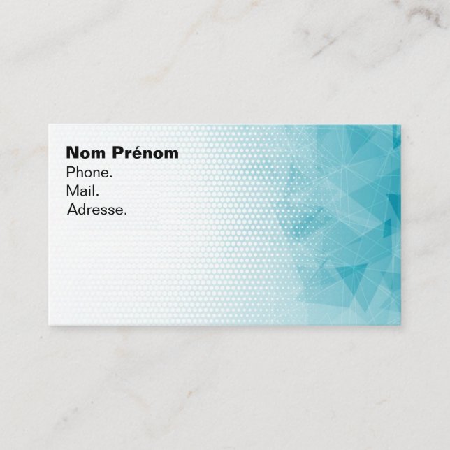 Simple and effective calling card (Front)