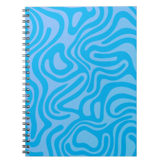 Simple and elegant design abstract spiral notebook