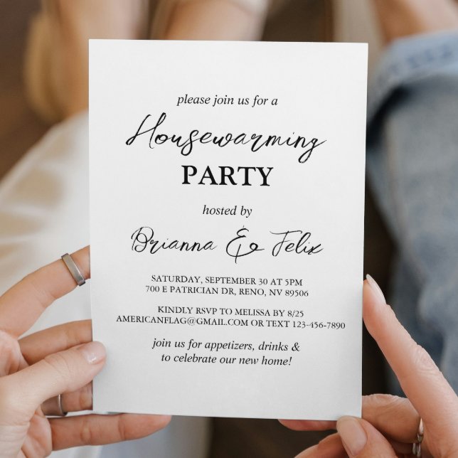 Simple and Elegant House Warming Party Invitation (Creator Uploaded)
