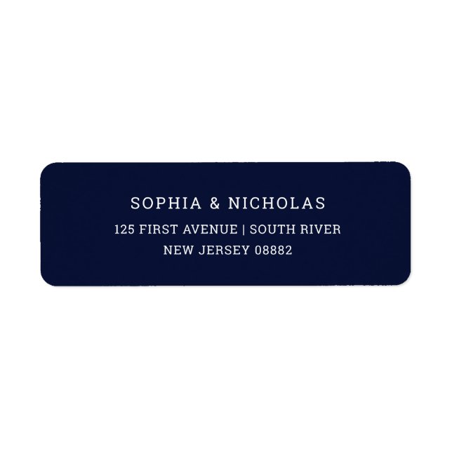 Simple and Elegant Navy Blue (Front)