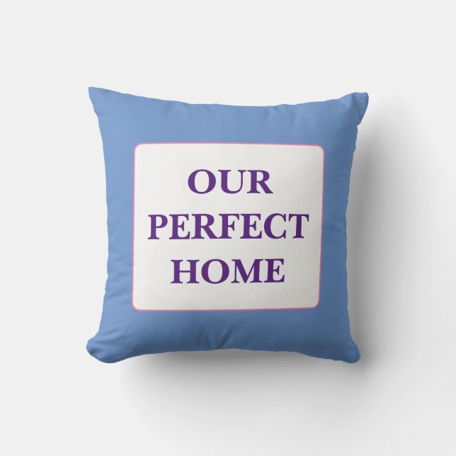 Simple and Elegant Throw Pillow (Front)
