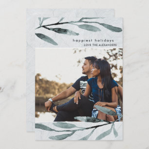 Simple and Modern Botanical Holiday Photo