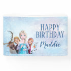 Simple and Modern Frozen Character Birthday