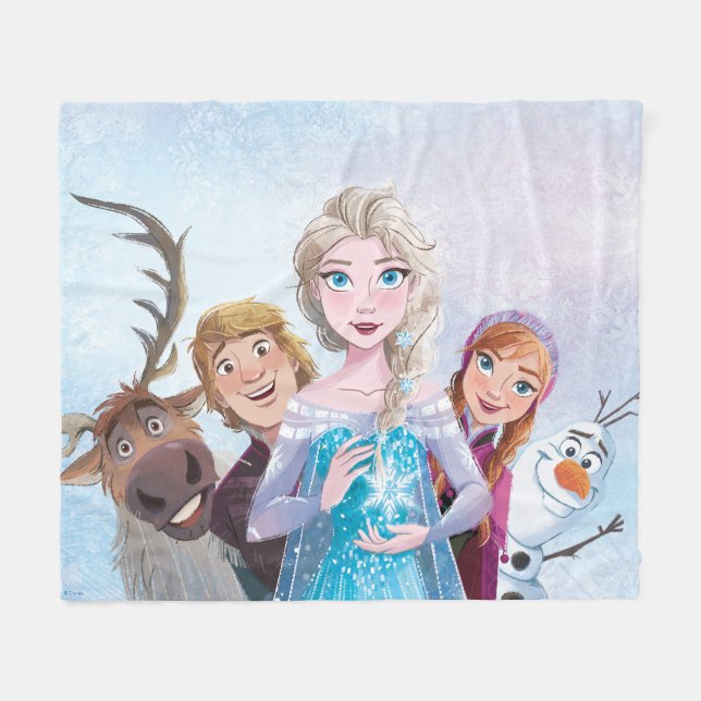 Simple and Modern Frozen Fleece Blanket (Front (Horizontal))