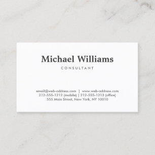 Simple and Professional Business Card