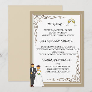Simple and Romantic Wedding Invitation