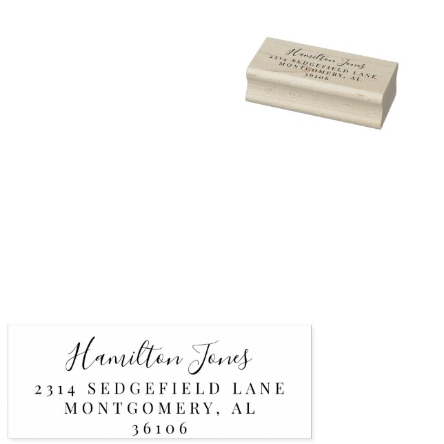 Simple and Smart Return Address Stamp (Stamped)
