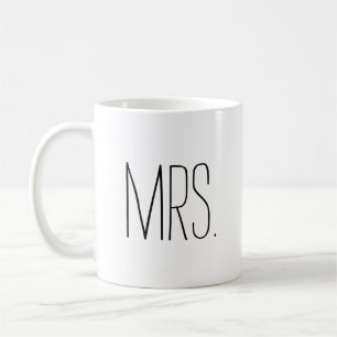 Simple and Sweet Personalized Mrs. Coffee Mug