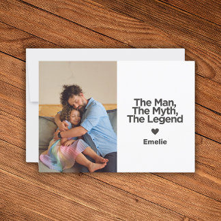 Simple and Sweet Quote Personalized Dad Card