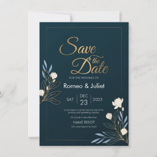 Simple and Wonderful Wedding Invitation