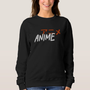 Simple Anime Lover Design Sweatshirt