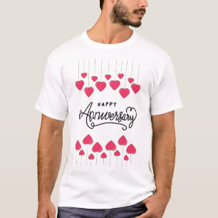 Simple Anniversary Date T-Shirt – Custom Year Desi