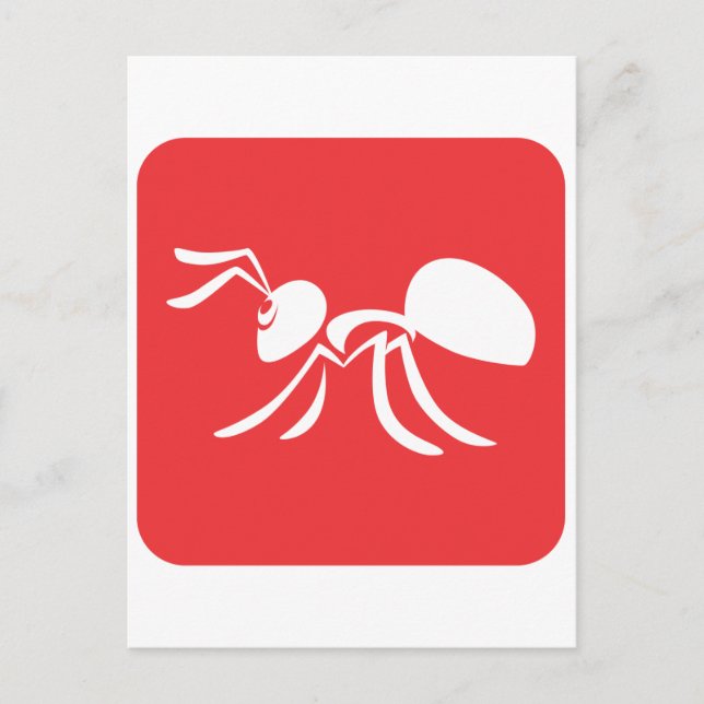 Simple Ant Postcard (Front)
