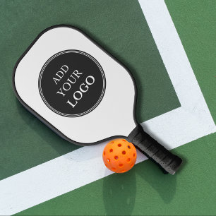 Simple Any Shape Business Logo  Pickleball Paddle