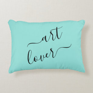 Simple Art Lover Minimalist Design Accent Pillow