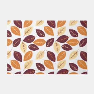 Simple Autumn Leaves Doormat
