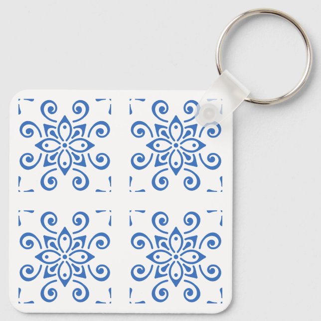 Simple Azulejo Keychain (Back)