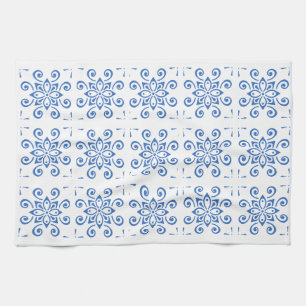 Simple Azulejo  Kitchen Towel