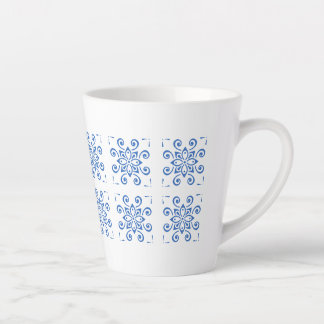 Simple Azulejo  Latte Mug