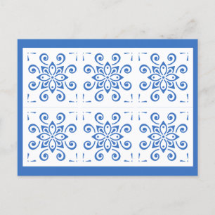 Simple Azulejo Postcard