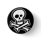 Simple B&W Skull & Crossbones