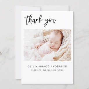 Simple Baby Announcement Photo Collage Modern