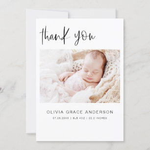 Simple Baby Announcement Photo Collage Modern