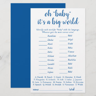 Simple Baby Around the World   French Blue Quiz