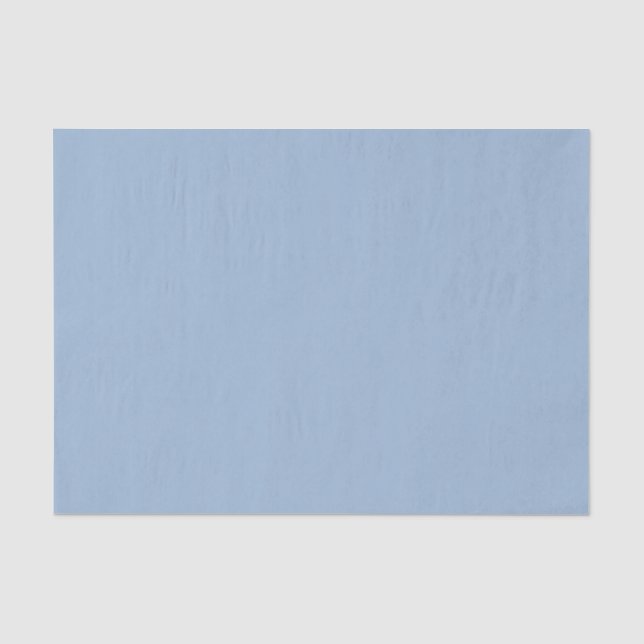 Simple Baby Blue Solid Colour Tissue Paper (Front)