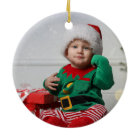  Simple Baby First Christmas Photo Ceramic