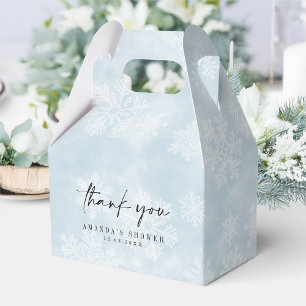 Simple Baby It's Cold Outside Winter Gable Favor Box