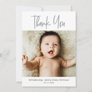 Simple Baby Photo Thank You Script Birth