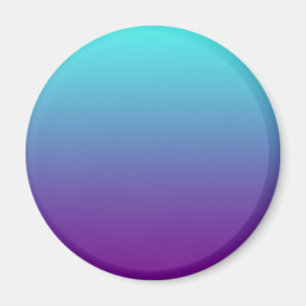 Simple Background Gradient Turquoise Blue Purple Magnet