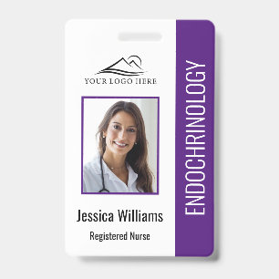 Simple Badge Infirmière Violet