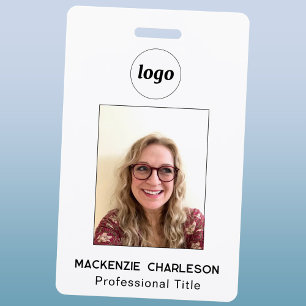 Simple badge nominatif pour entreprise