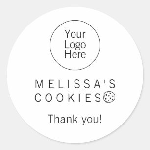 Simple Bakery Brand Ready Thank you Sticker