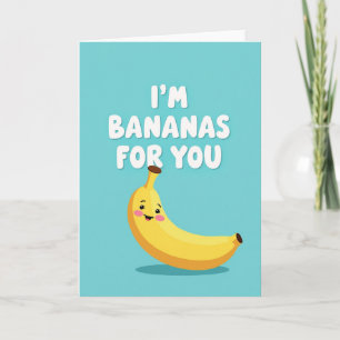 Simple Bananas For You Card