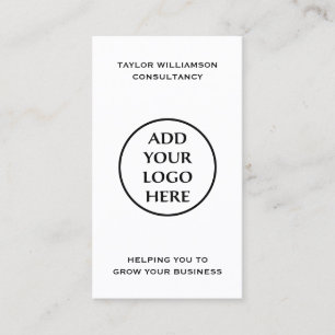 Simple Basic Corporate Business Logo Social Media Business Card