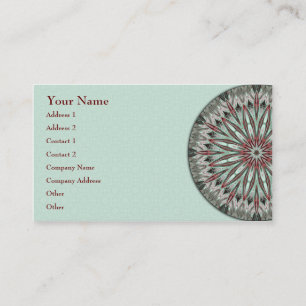 Simple Beauty Mandala - Carte de visite