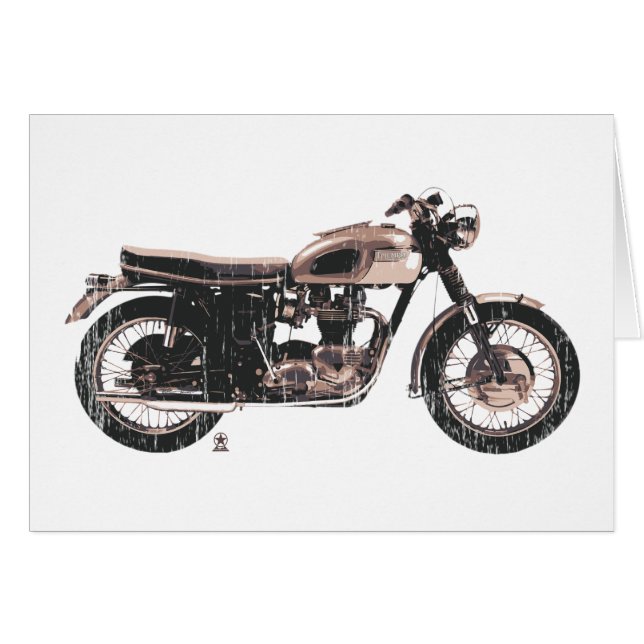 Simple belle moto classique (Devant horizontal)